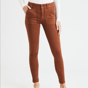 Rust Hi Rise Jegging from AE